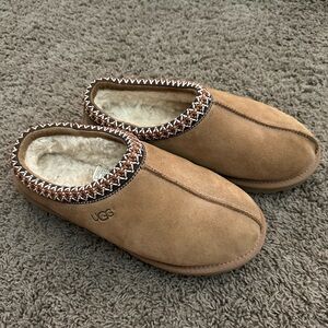 UGG Cream Plush Slippers